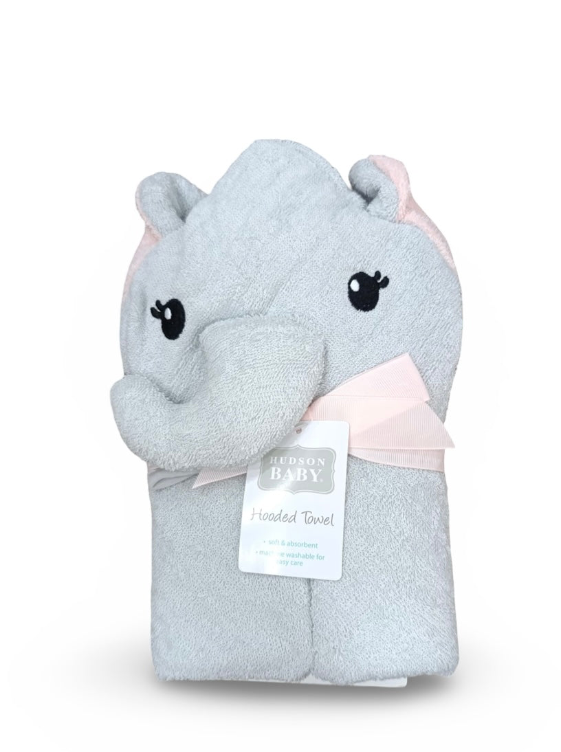 Hudson Baby Hooded Towel – Elephant Design
