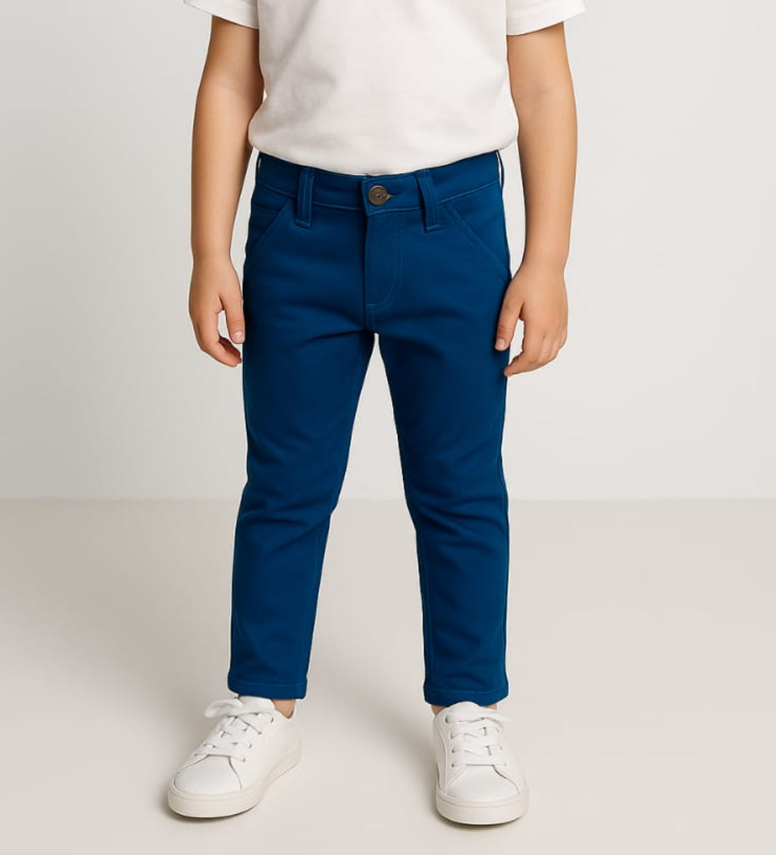 Straight Fit Royal Blue Pant