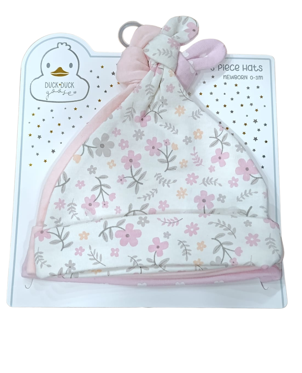 Duck Goose - Newborn Knot Caps Pack Of 3