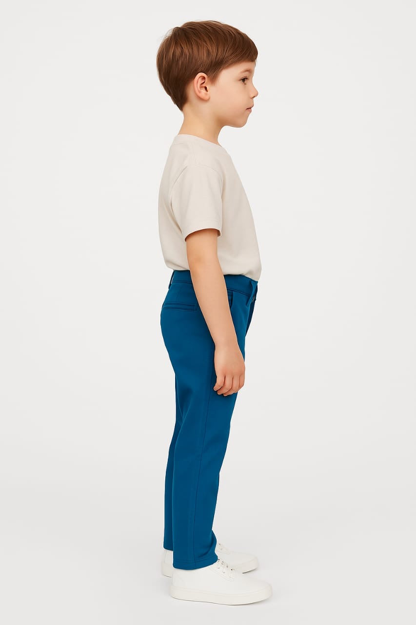 Straight Fit Royal Blue Pant
