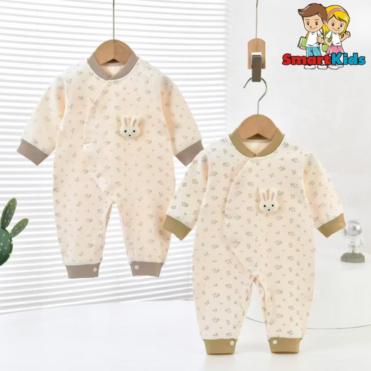 Baby Romper with Bunny Patch