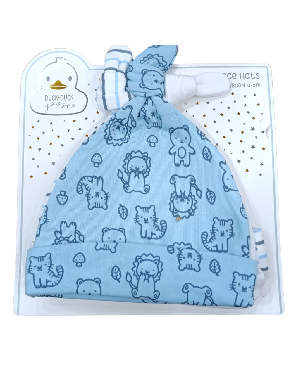 Duck Goose - Newborn Knot Caps Pack Of 3