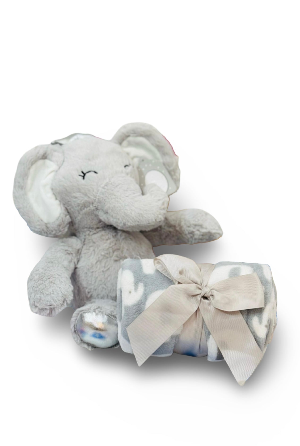Blanket & Elephant Plush Toy - Gift Packing