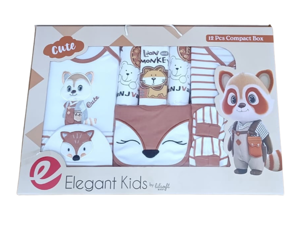 Fox & Animal Friends - Newborn Baby Gift Set Of 12 Piece
