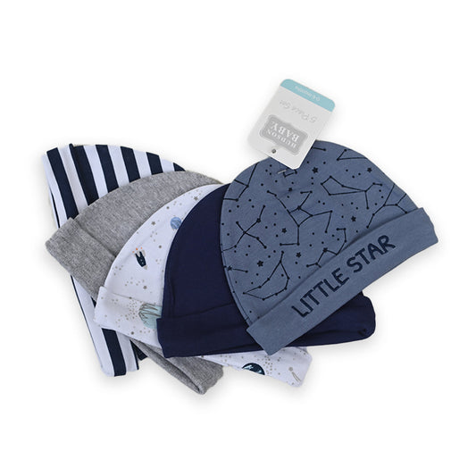 Little Star 5 Piece Cotton Cap Set