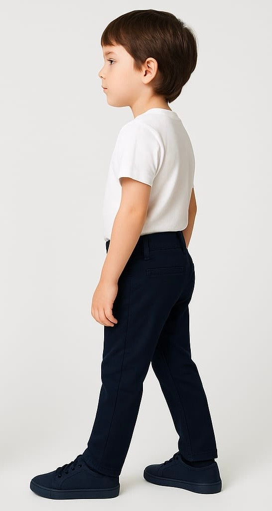 Classic Straight-fit Black Pant
